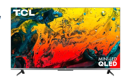 65 英寸 TCL R646 4K Mini-LED 电视 峰值 HDR 亮度超过 1,000 尼特