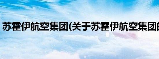 苏霍伊航空集团(关于苏霍伊航空集团的简介)