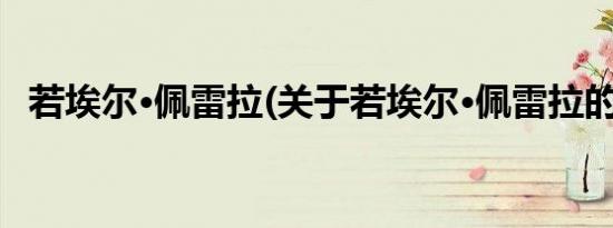 若埃尔·佩雷拉(关于若埃尔·佩雷拉的简介)