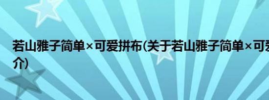 若山雅子简单×可爱拼布(关于若山雅子简单×可爱拼布的简介)