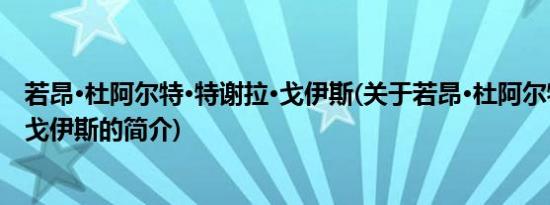 若昂·杜阿尔特·特谢拉·戈伊斯(关于若昂·杜阿尔特·特谢拉·戈伊斯的简介)