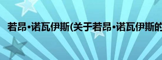 若昂·诺瓦伊斯(关于若昂·诺瓦伊斯的简介)