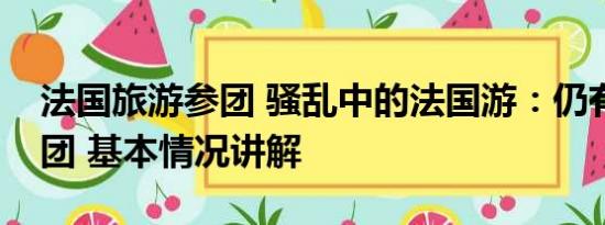 法国旅游参团 骚乱中的法国游：仍有游客报团 基本情况讲解