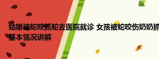 姑娘被蛇咬抓蛇去医院就诊 女孩被蛇咬伤奶奶抓蜘蛛吸毒 基本情况讲解