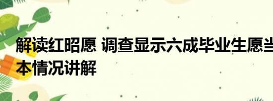 解读红昭愿 调查显示六成毕业生愿当网红 基本情况讲解