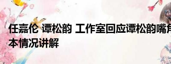 任嘉伦 谭松韵 工作室回应谭松韵嘴角受伤 基本情况讲解