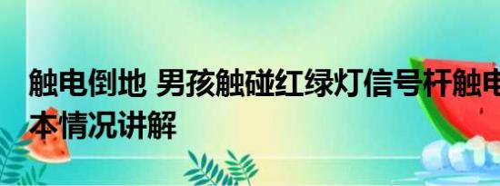 触电倒地 男孩触碰红绿灯信号杆触电倒地 基本情况讲解