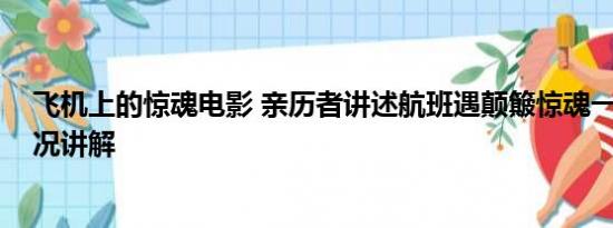 飞机上的惊魂电影 亲历者讲述航班遇颠簸惊魂一刻 基本情况讲解