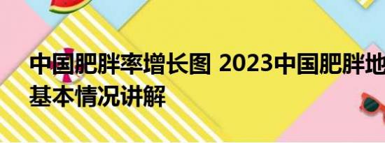 中国肥胖率增长图 2023中国肥胖地图发布 基本情况讲解