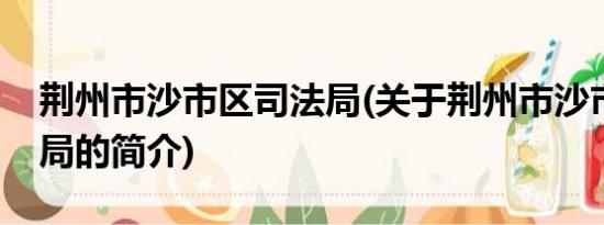 荆州市沙市区司法局(关于荆州市沙市区司法局的简介)