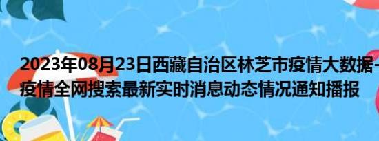 2023年08月23日西藏自治区林芝市疫情大数据-今日/今天疫情全网搜索最新实时消息动态情况通知播报