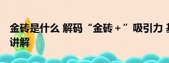 金砖是什么 解码“金砖＋”吸引力 基本情况讲解