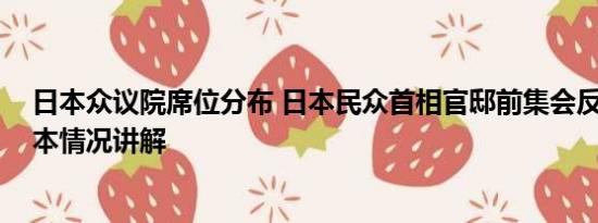 日本众议院席位分布 日本民众首相官邸前集会反对排海 基本情况讲解