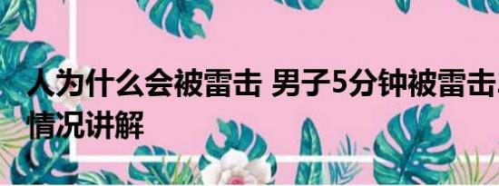 人为什么会被雷击 男子5分钟被雷击2次 基本情况讲解