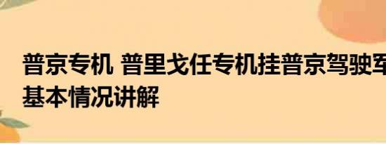 普京专机 普里戈任专机挂普京驾驶军机照片 基本情况讲解