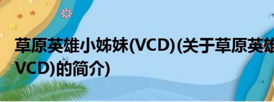 草原英雄小姊妹(VCD)(关于草原英雄小姊妹(VCD)的简介)