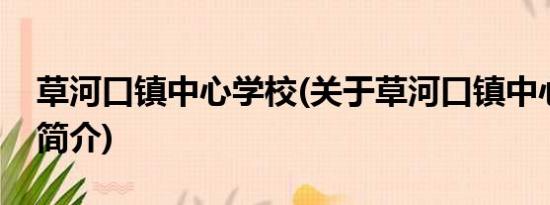 草河口镇中心学校(关于草河口镇中心学校的简介)