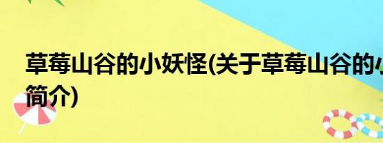 草莓山谷的小妖怪(关于草莓山谷的小妖怪的简介)