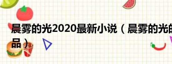 晨雾的光2020最新小说（晨雾的光的所有作品）