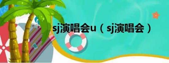 sj演唱会u（sj演唱会）