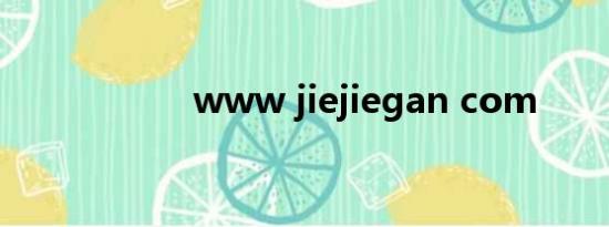 www jiejiegan com