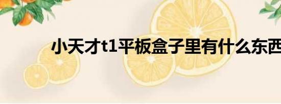 小天才t1平板盒子里有什么东西