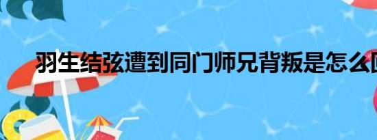 羽生结弦遭到同门师兄背叛是怎么回事