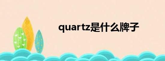 quartz是什么牌子