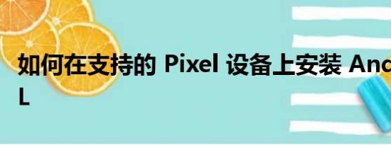 如何在支持的 Pixel 设备上安装 Android 12L