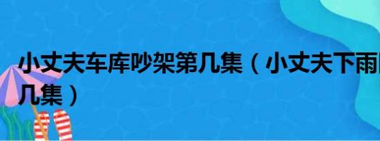 小丈夫车库吵架第几集（小丈夫下雨困车里第几集）