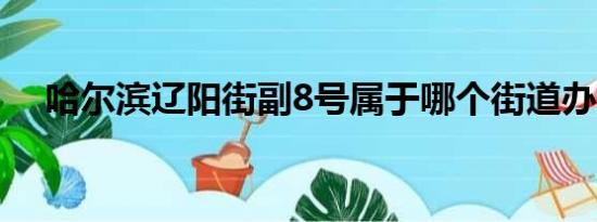 哈尔滨辽阳街副8号属于哪个街道办事处