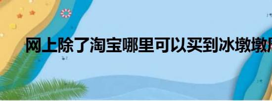 网上除了淘宝哪里可以买到冰墩墩周边