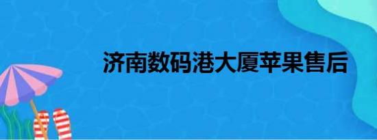 济南数码港大厦苹果售后