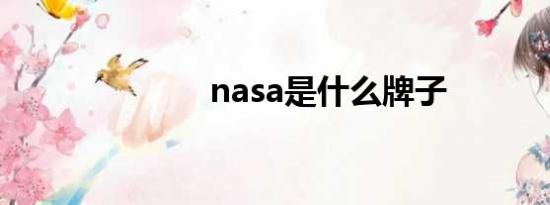 nasa是什么牌子