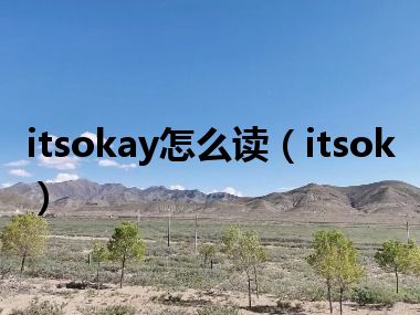 itsokay怎么读（itsok）