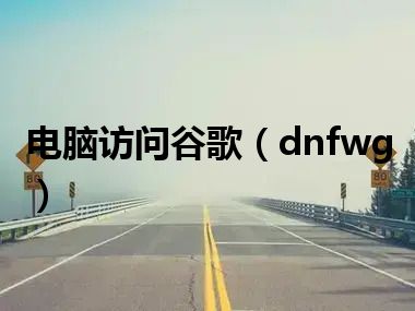 电脑访问谷歌（dnfwg）