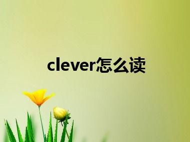 clever怎么读