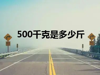 500千克是多少斤