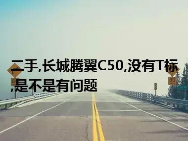 二手,长城腾翼C50,没有T标,是不是有问题