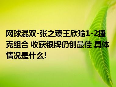 网球混双-张之臻王欣瑜1-2捷克组合 收获银牌仍创最佳 具体情况是什么!