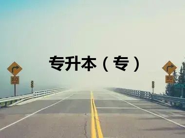 专升本（专）