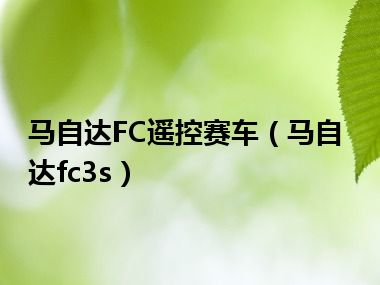 马自达FC遥控赛车（马自达fc3s）