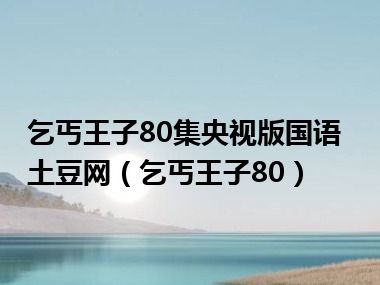 乞丐王子80集央视版国语土豆网（乞丐王子80）