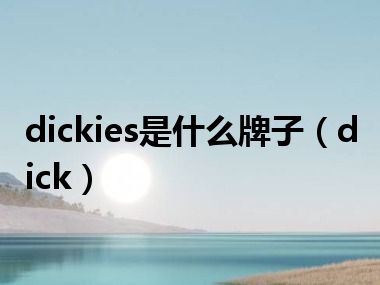 dickies是什么牌子（dick）