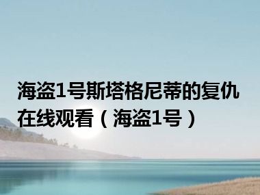 海盗1号斯塔格尼蒂的复仇在线观看（海盗1号）