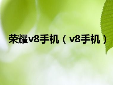 荣耀v8手机（v8手机）