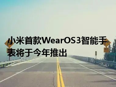 小米首款WearOS3智能手表将于今年推出