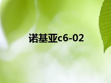 诺基亚c6-02