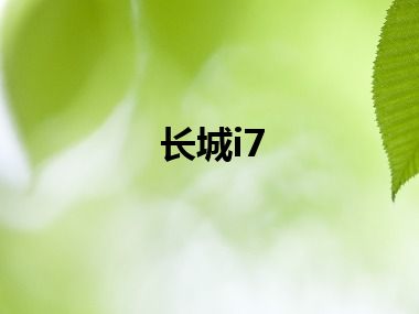 长城i7