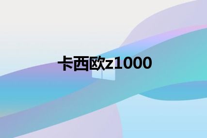 卡西欧z1000